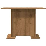 vidaXL Blagovaonski stol boja hrasta 110x60x75 cm konstruirano drvo | shoptok.hr