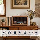Retro RGB Bluetooth radio 8075BT | Eponuda.com