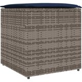 Kutija za jastučiće s pohranom Siva 50 x 50 x 50 cm poliratan | Eponuda.com