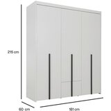 MID.YOU OMARA ZA OBLAČILA, bela | Shoptok.si