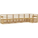  Set vanjskih sofa 6 pcs Bijela 306 x 128,5 x 73 cm | shoptok.hr
