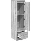 vidaXL Visoka ploča siva Sonoma 29,5x34x119,5 cm izrađeno drvo | shoptok.hr