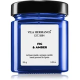 Apothecary Cobalt Blue Fig & Amber dišeča sveča 150 g