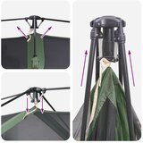 Instant šator Zelena 8 osoba 185T Poliester s PU premazom - Zelena 8 osoba | shoptok.hr