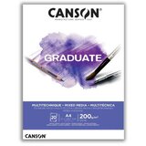  Slikarski blok Canson Graduate A4, 200 g/m², 20 listova Cijene