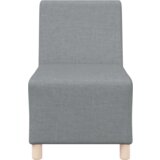 SOFA Stolica Svijetlo Siva 55 cm Tkanina 3 pcs Svjetlosiva | shoptok.hr