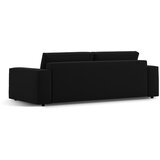 Micadoni Crna sklopiva sofa od bouclé tkanine 247 cm Jodie – Home | shoptok.hr