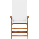  Stolica za vrt s nagibom s jastučićima 6 kom Solidna tikovina | shoptok.hr