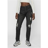 Urban Classics Women's Boyfriend Denim Pants - Black Cene