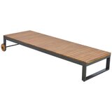 Gardenson Vrtni Ležalnik Santorin, Aluminij, Masivno | Shoptok.si