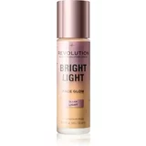 Makeup Revolution Bright Light posvetlitveni tonirani fluid odtenek Gleam Light 23 ml