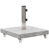  Podstavek za senčnik granit 30 kg kvadraten siv | Shoptok.si