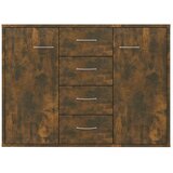  Komoda boja dimljenog hrasta 88x30x65 cm od konstruiranog drva | shoptok.hr