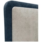 Bobochic Paris Modra/bež oblazinjena zakonska postelja s prostorom za shranjevanje z letvenim dnom 180x200 cm Mara – | Shoptok.si