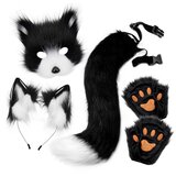 INF Plišasta maska lisice - 4 kosi: Dodatki za noč čarovnic in Cosplay, (5000078476) | Shoptok.si