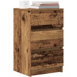  Noćni ormarić s 3 ladice staro drvo 39x35x65 cm | Eponuda.ba