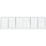  Gabionska košara s poklopcem 600x100x150 cm pocinčano željezo | Eponuda.com