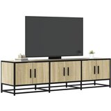 vidaXL TV ormarić Sonoma hrast 150x35x41 cm Konstruirano drvo i metal Cijene