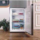 Gorenje NRK6202EXL4 fridge-freezer Freestanding 331 L E Grey | shoptok.hr