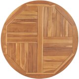 Stolna ploča od masivne tikovine okrugla 2,5 cm 90 cm | shoptok.hr