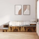  Okvir kreveta dimljeni hrast 90x200 cm | shoptok.hr