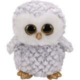 Ty Plišana igračka - Beanie Boos, Owlette sova, bijela, 24 cm (008421370863) | shoptok.hr