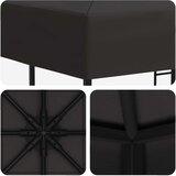 Gazebo 3 x 3 m Antracit Poliester i čelik 190 gsm | shoptok.hr