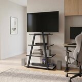 Hanah home TV komoda Lyno, 70,4 cm, peščar / crna Cene