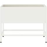  Povišeni Vrtni Planter Bijelo 60 x 26 x 48 cm Čelik | shoptok.hr