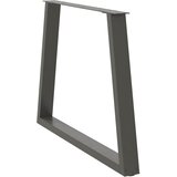  Noge za blagovaonski stol V-oblika 2 kom antracit 100 x (72-73,3) cm čelik | shoptok.hr