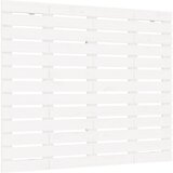  Zidno uzglavlje bijelo 146x3x91,5 cm od masivne borovine | shoptok.hr