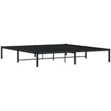 Metalni okvir za krevet crni 193x203 cm | shoptok.hr