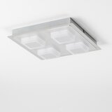  LED plafonsko svetlo 4xLED/5W/230V 3000K 28x28 cm mat hrom | Eponuda.com