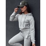 DStreet Bluza damska z kapturem TRENDHOOD jasnoszara Cene