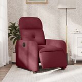Maison Chic Električni naslanjač - Relax naslanjač vinsko rdeče blago, (22062166) | Shoptok.si