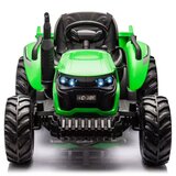 Lean_Toys Otroški traktor 24V s prikolico svetlo zelena | Shoptok.si