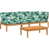  3-dijelni set vrtnih sofa od paleta s jastucima od drva bagrema | shoptok.hr