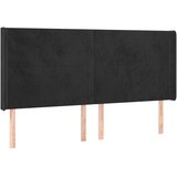  Box spring s madracem LED crni 200x200 cm baršun | shoptok.hr