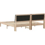  Krevetni okvir s tapiciranim uzglavljem Smeđa 200 x 200 cm | shoptok.hr