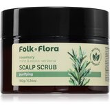 Folk & Flora Rosemary piling za lasišče 180 g | Shoptok.si