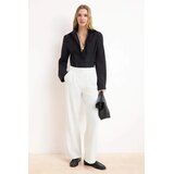 TRENDYOLMILLA ženske pantalone Twoaw22Pl0139, bela Cene