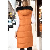Dewberry Z6741 WOMEN'S VEST-OPEN TAN | Eponuda.ba