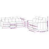  2-dijelni set sofa s jastucima crvena boja vina baršunasti | shoptok.hr