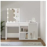 LED toaletna mizica z omarico bel inženirski les | Shoptok.si