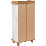  Ormar za vino ASKIM Bijela s medenim vrhom 57 x 37 x 114 cm | shoptok.hr