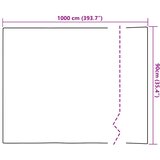  Prozorske folije 2 kom matirane s uzorkom bambusa PVC | shoptok.hr