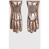 Marisse Brown Quilted Gloves Cene