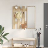 vidaXL Nadwyčajna obešalnik za plašče Sonoma Oak 100 x 10 x 100 cm | Shoptok.si