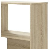  Kutni regal za knjige 4 razine boja hrasta 85x85x140 cm drveni | shoptok.hr