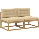  2 Komad Srednja sofa za van Poliester Bijela | shoptok.hr